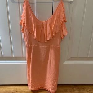 Peach dress